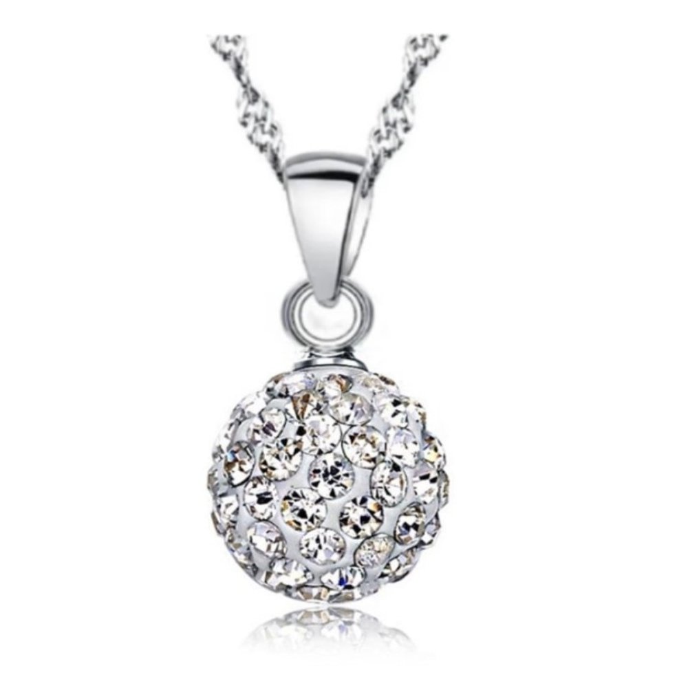 💎 Necklace And Earrings 925 Sterling Silver Set Bundle - Picture 2 of 3